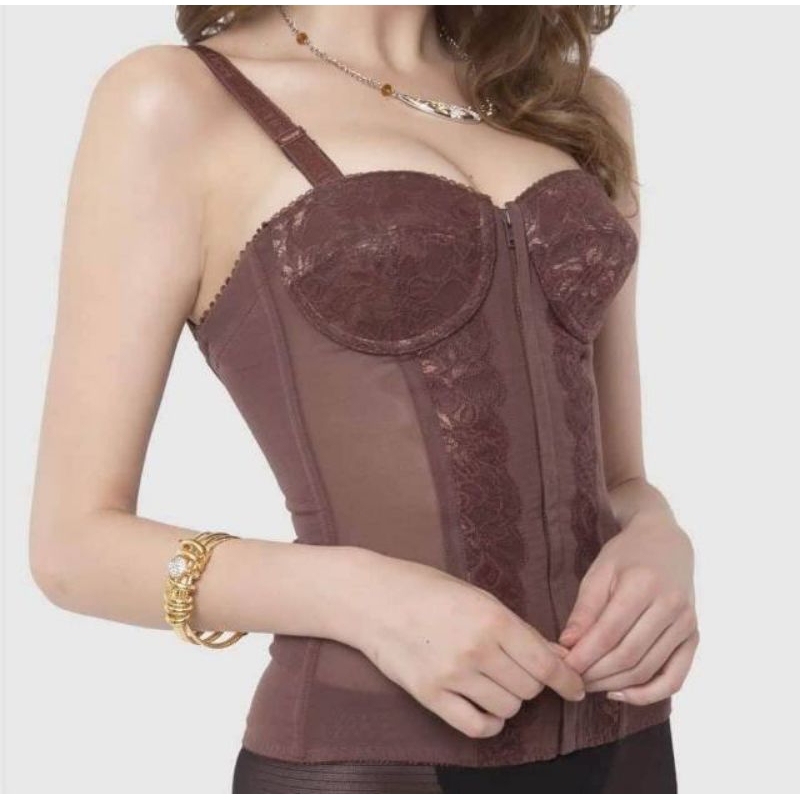 Longtorso FIORI Lindia V-Shape // dalaman kebaya // pelangsing badan