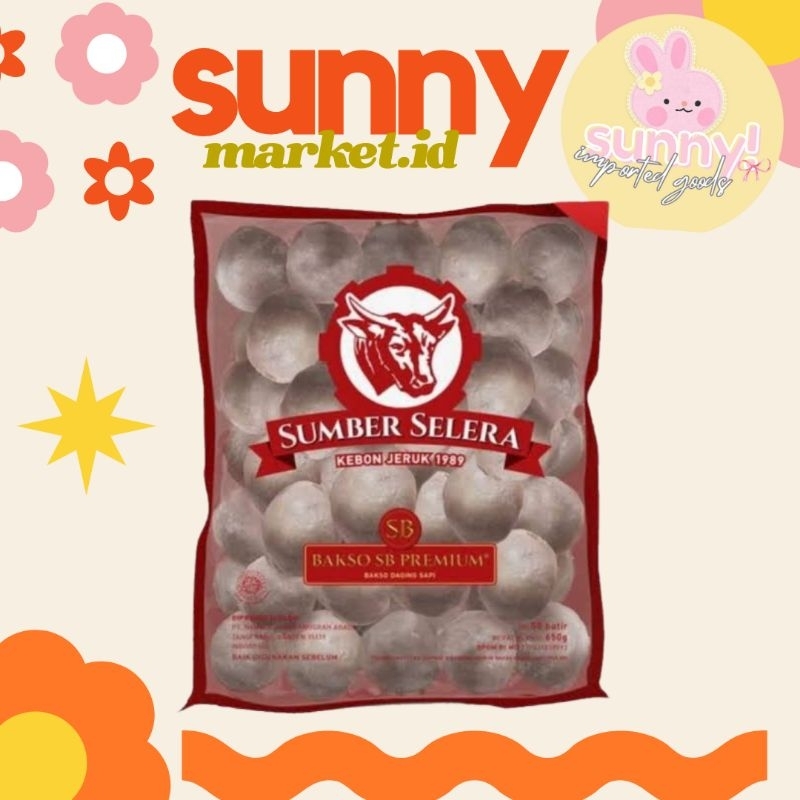 

SUNNYMARKET - BAKSO SAPI BASO SAPI SUMBER SELERA KEBON JERUK 650 GR SB ISI 50 PCS