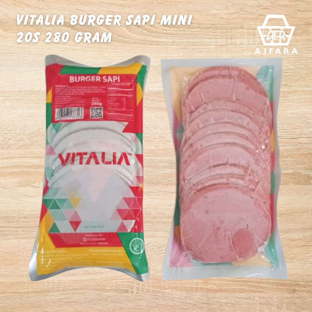 

Vitalia Burger Sapi Mini 20S 280 gram