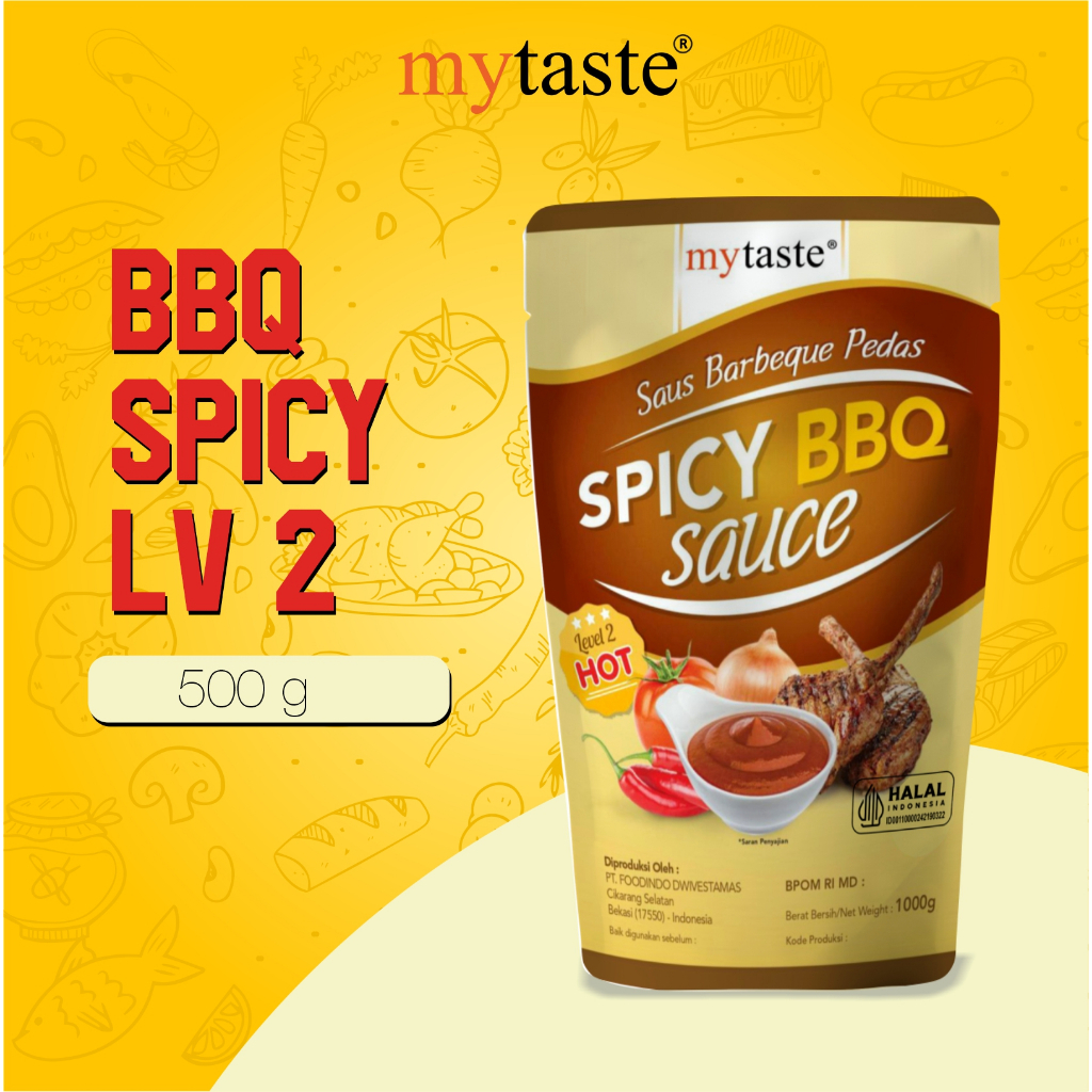 

Mytaste BBQ Spicy Sauce Level 2 / Saus Pedas Barbeque Level 2 500 gr