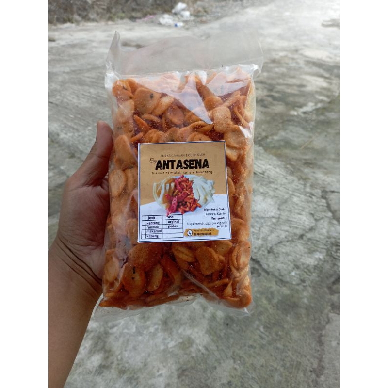 

Promo Krupuk Udang Bantat Pedas Daun Jeruk 250 Gram