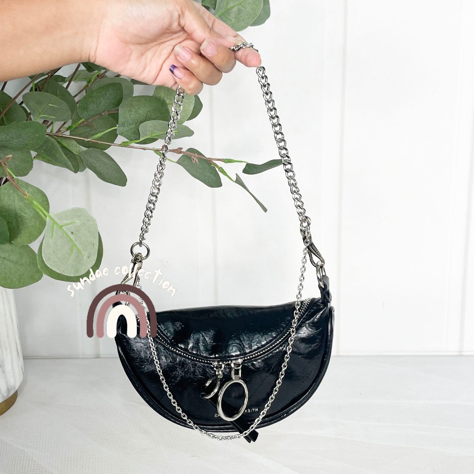 Terbatas CK TAS WANITA WRINKLED WAISTBAG  TAS WANITA PINGGANG CK WAISTBAG CK26