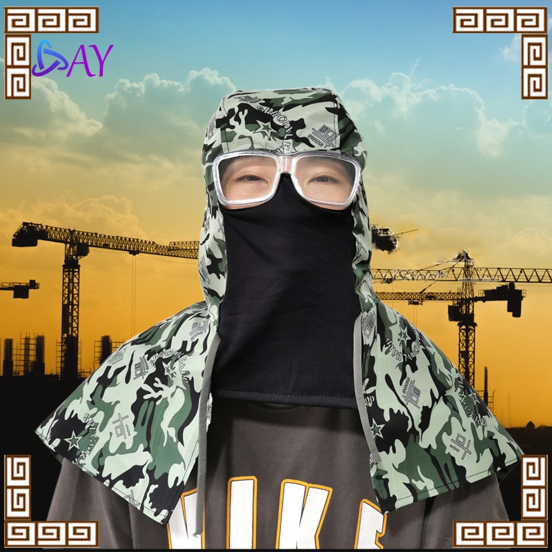 Anti Panas Untuk Mancing Berkebun Topi Kerja Proyek Topi Topi Visor Cadar Pria Anti Uv Lebar Topi Be