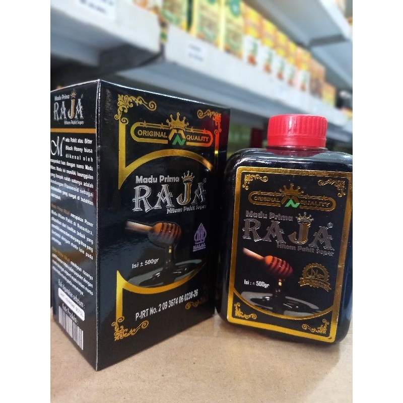 

Madu Prima Raja Hitam Pahit Super Isi 500 gr