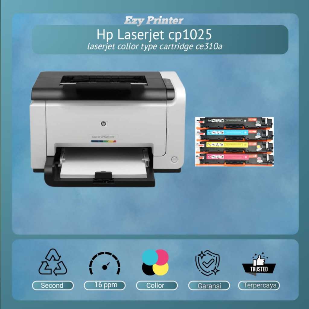 Printer HP LaserJet CP1025 |Color Toner full