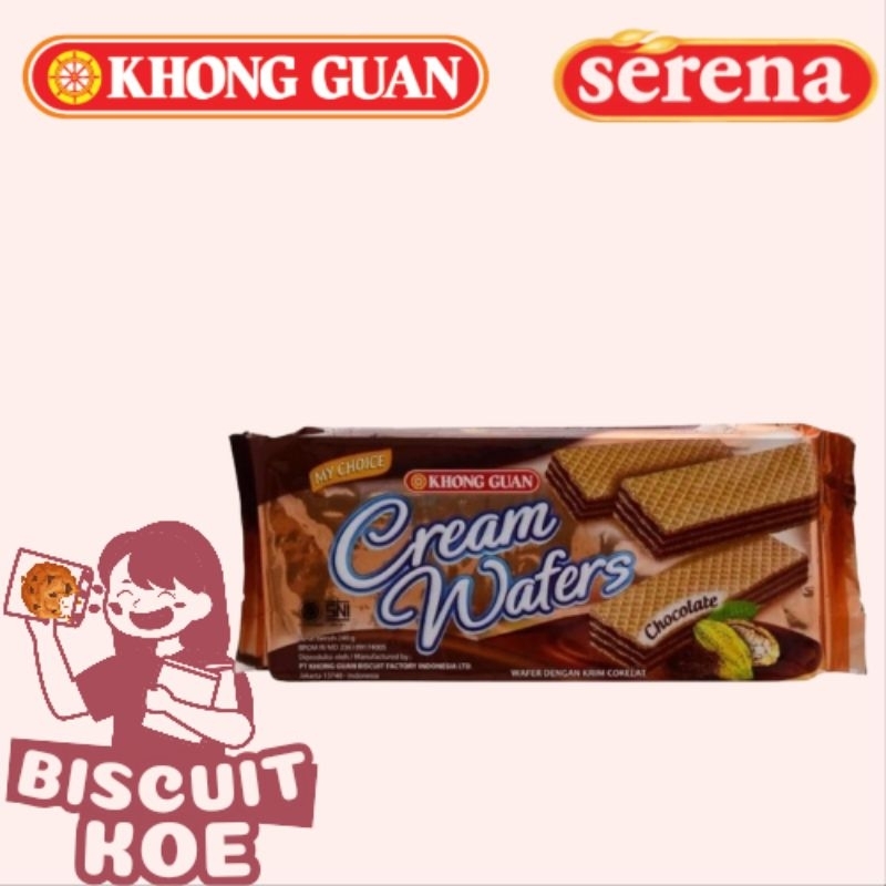 

Khong Guan Wafers Cream Chocolate 240g