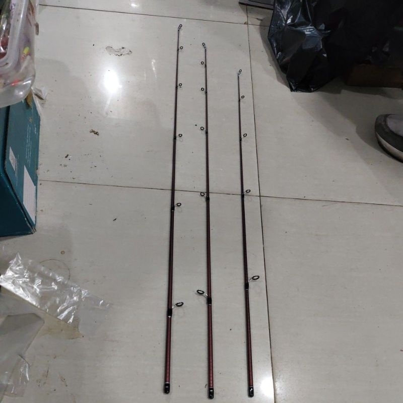 hanya ujung atasan untuk joran lobang atas warna maroon hanya ujung joran