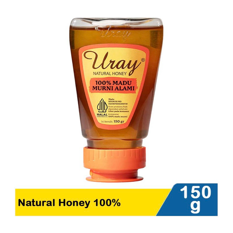 

Uray Natural Honey 100% Madu Alami 150G (Exp 2027)