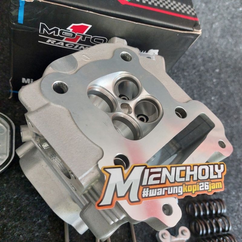 blok head mio 4 klep komplit set platuk rra