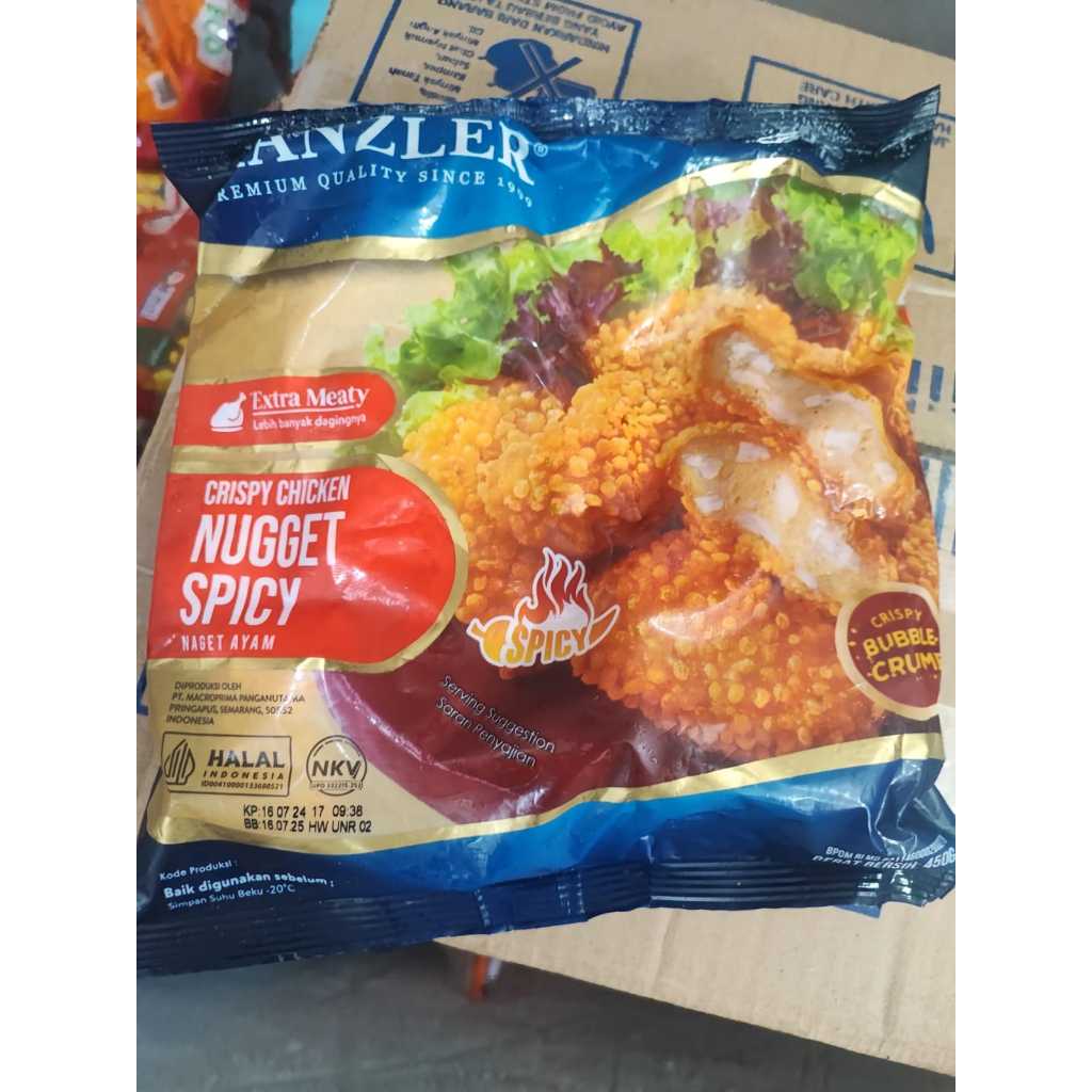 

KANZLER CRISPY SPICY CHICKEN NUGGET 450 GR