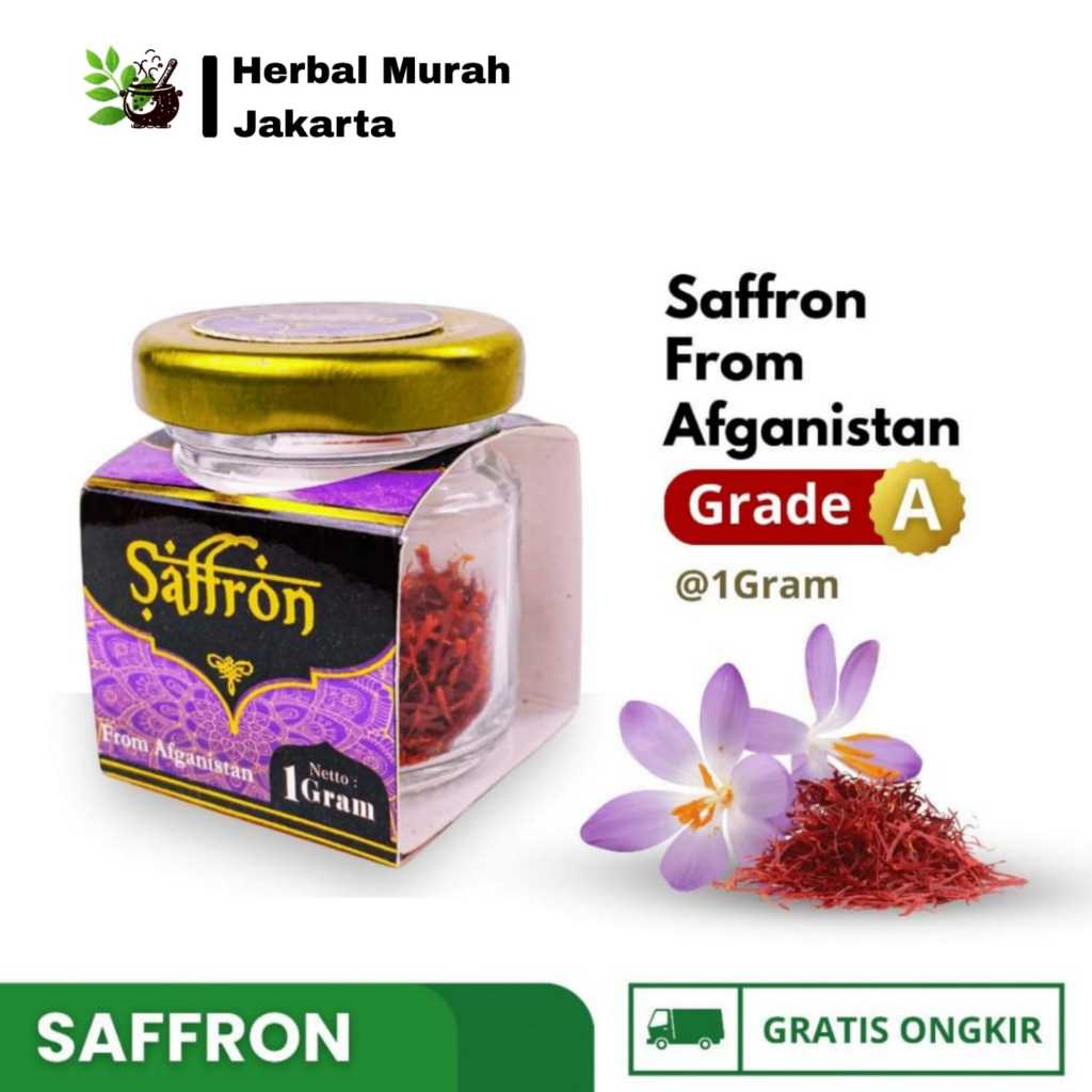 

Safron super Negin syifa 1 Gr Premium Vitamin Suplemen Original afganistan