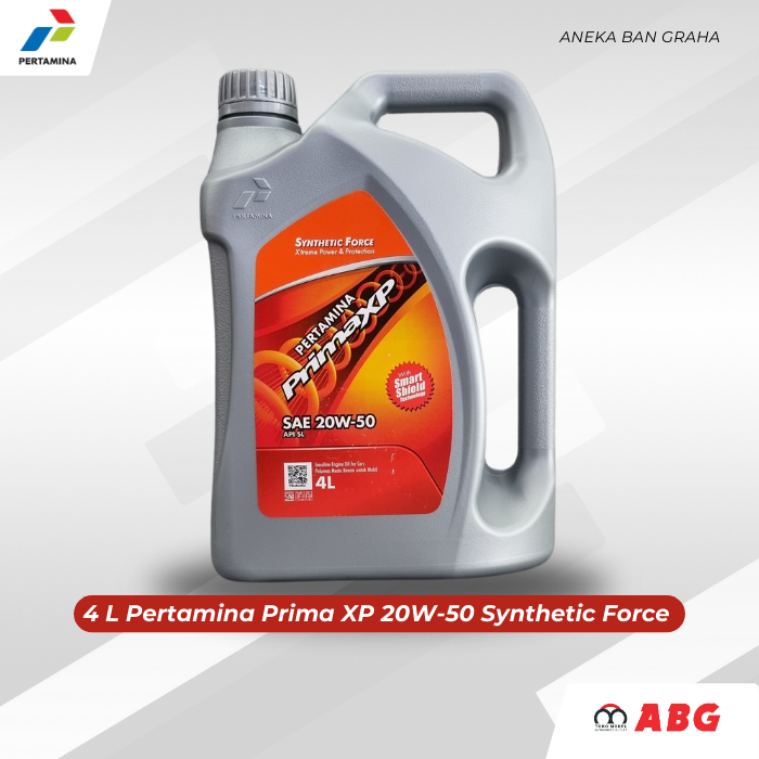 Pertamina Prima XP 20W-50 Synthetic Force 4 Liter