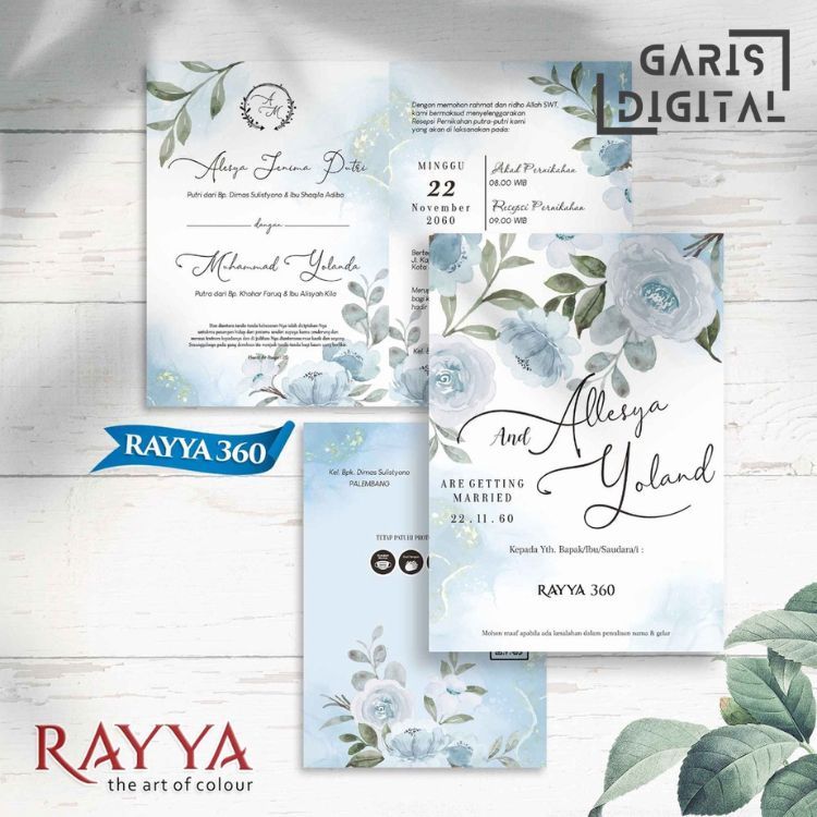 RAYYA 360 | CETAK UNDANGAN | UNDANGAN PERNIKAHAN