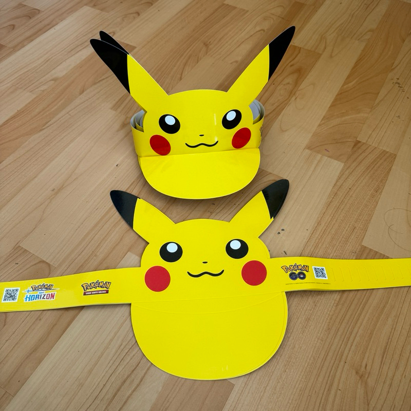 Topi kertas pokemon pikachu asli original
