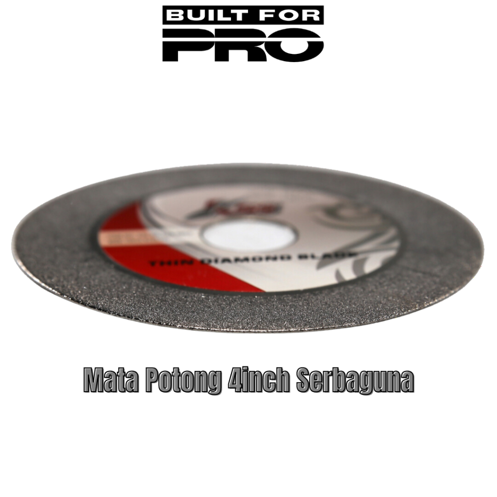 Mata Potong Keramik 4inch Diamond Plating Serbaguna Memotong Batu Akik Kayu Fiber Hardboard