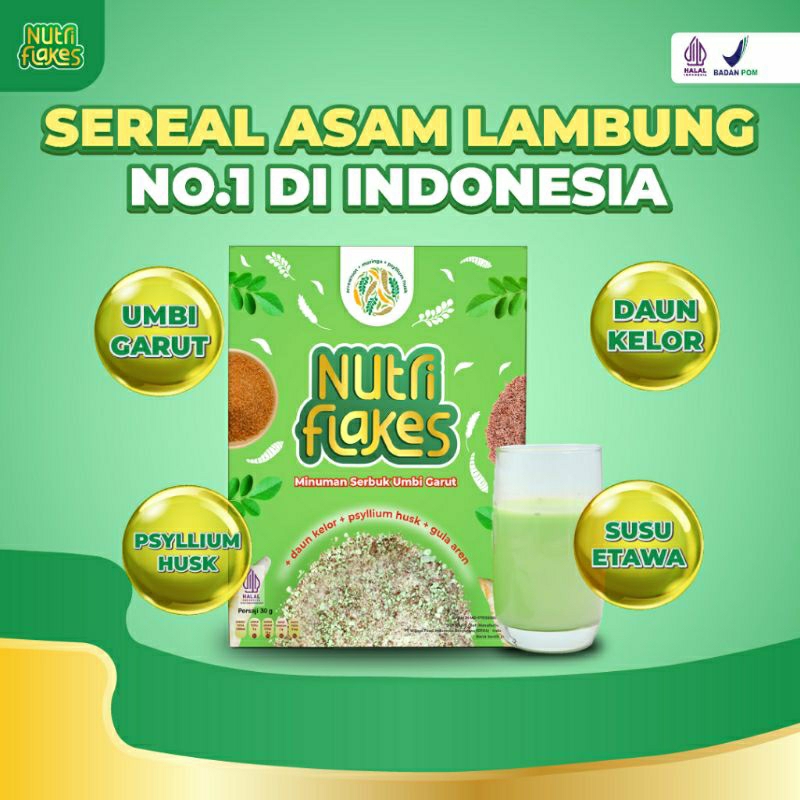 

Nutriflakes Sereal Alami Mampu Atasi Sakit Maag Dan Asam Lambung Yang Berlebih HIngga Memperlancar Sistem Pencernaan Nutriflakes Asli Original Khasiat Untuk AsamLambung NUTRIFLAKES - SEREAL UMBI GARUT PENUH SERAT AMAN UNTUK DIET DAN ATASI MASALAH LAMBUNG