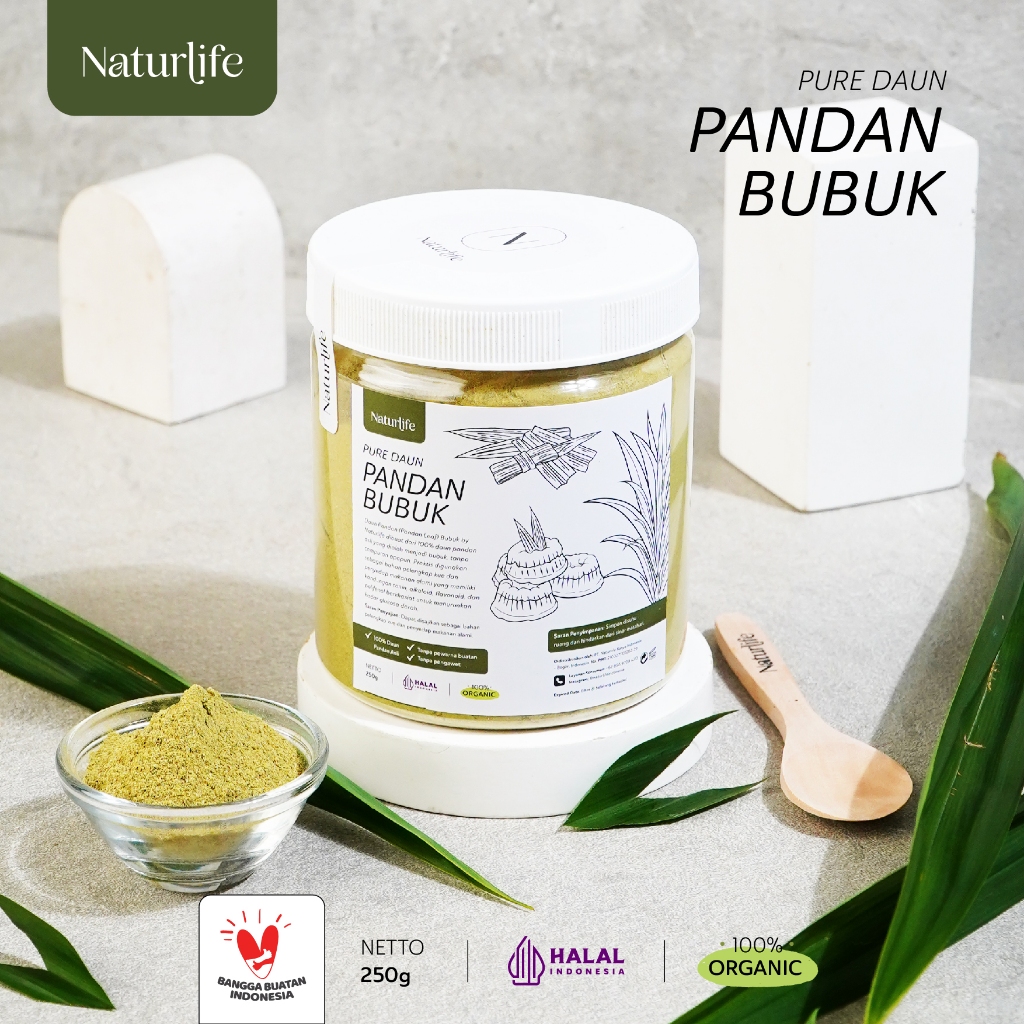 

DAUN PANDAN BUBUK 250g MURNI TANPA CAMPURAN 100% ORIGINAL PREMIUM PURE PANDAN LEAVES POWDER BUBUK PANDAN WANGI DAN SUJI BUMBU DAPUR BUBUK LENGKAP SUPER DAUN SUJI SERBUK DAUN PANDAN NUTRIFARM BRAGG DARI BUMI GEMELI LEMOVITA OFFICIAL BEORGANIK