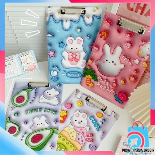 

PHG - Papan Jalan Motif Kartun Karakter 3D Papan Ujian A4 Clipboard Ujian Papan Tulis Anak Bolak Balik Besar Murah Ukuran A4 Papan Jalan Karakter Beruang Lucu