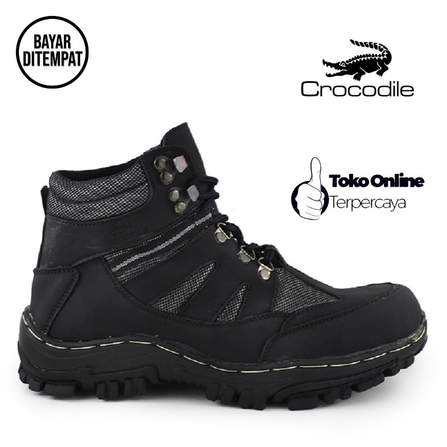 Sepatu Pria Boots safety Armor - Sepatu Septi Kerja Lapangan Septi Ujung Besi