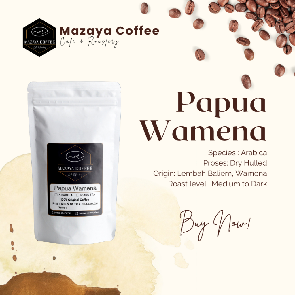 

Arabica Papua Wamena - Mazaya Coffee - 250gr