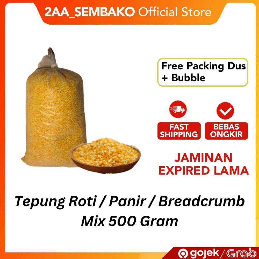 

Tepung Roti / Panir / Breadcrumb Mix 500 Gram