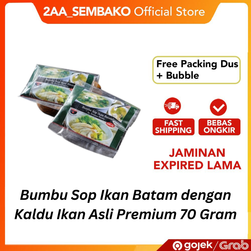 

Bumbu Sop Ikan Batam dengan Kaldu Ikan Asli Premium 70 Gram