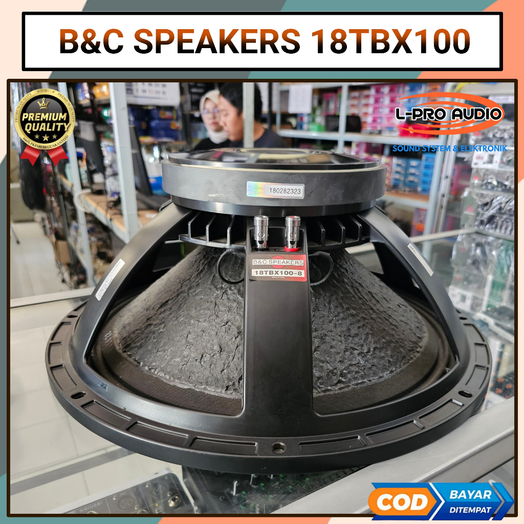 Speaker 18in  B&C BNC 18 inch 18TBX100 kualitas A