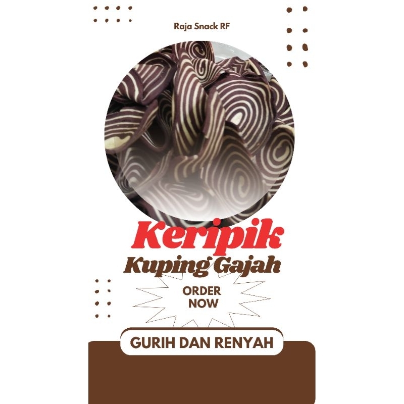 

KERIPIK KUPING GAJAH//250gr