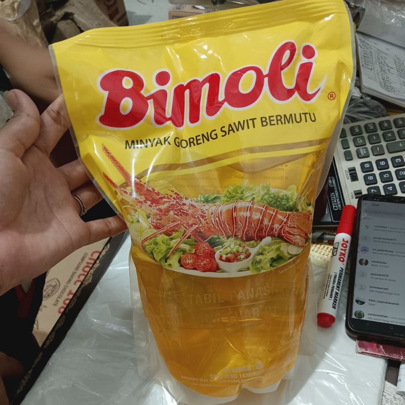 

minyak goreng (Bimoli) 2L