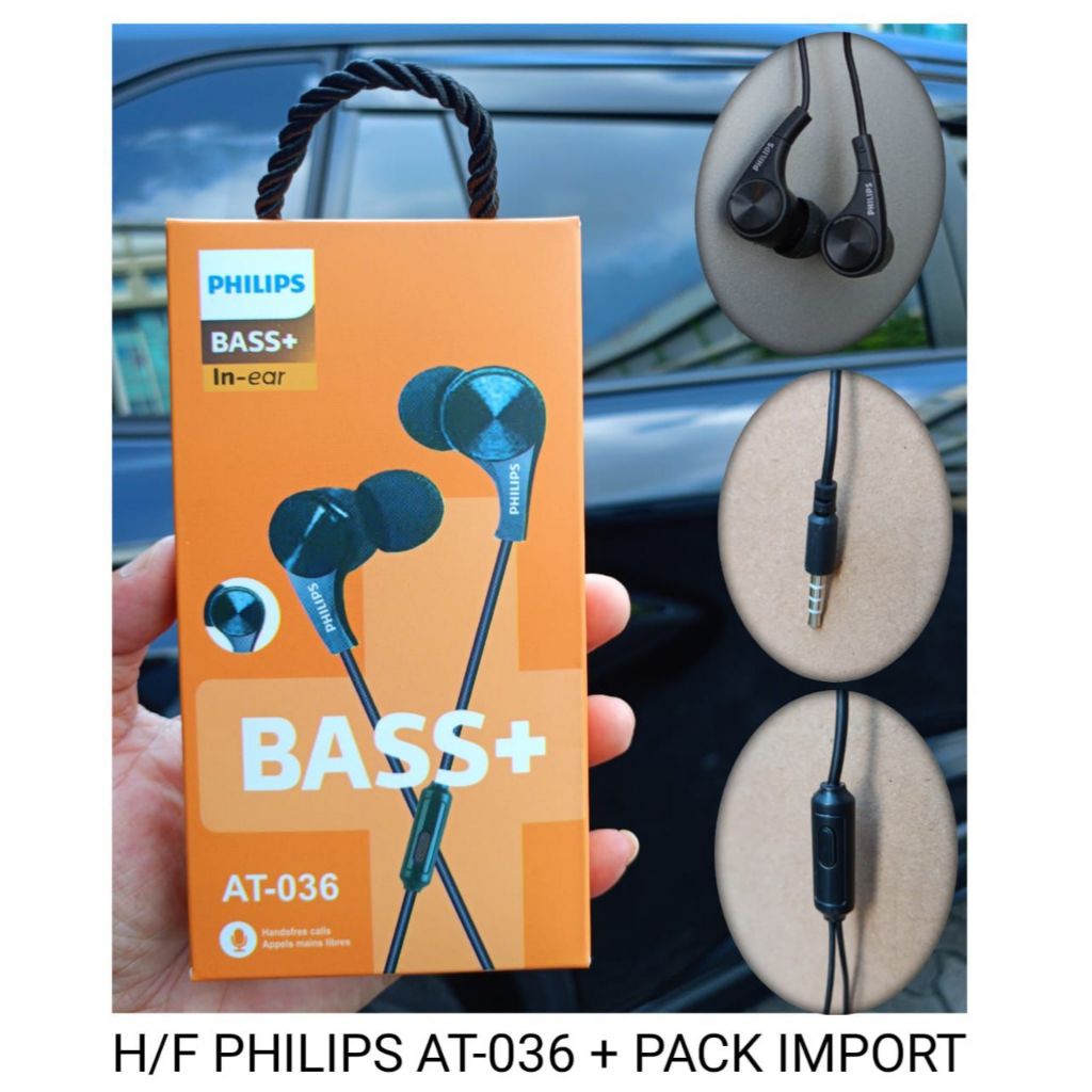 HEADSET/HANSDFREE PHILIPS AT 036