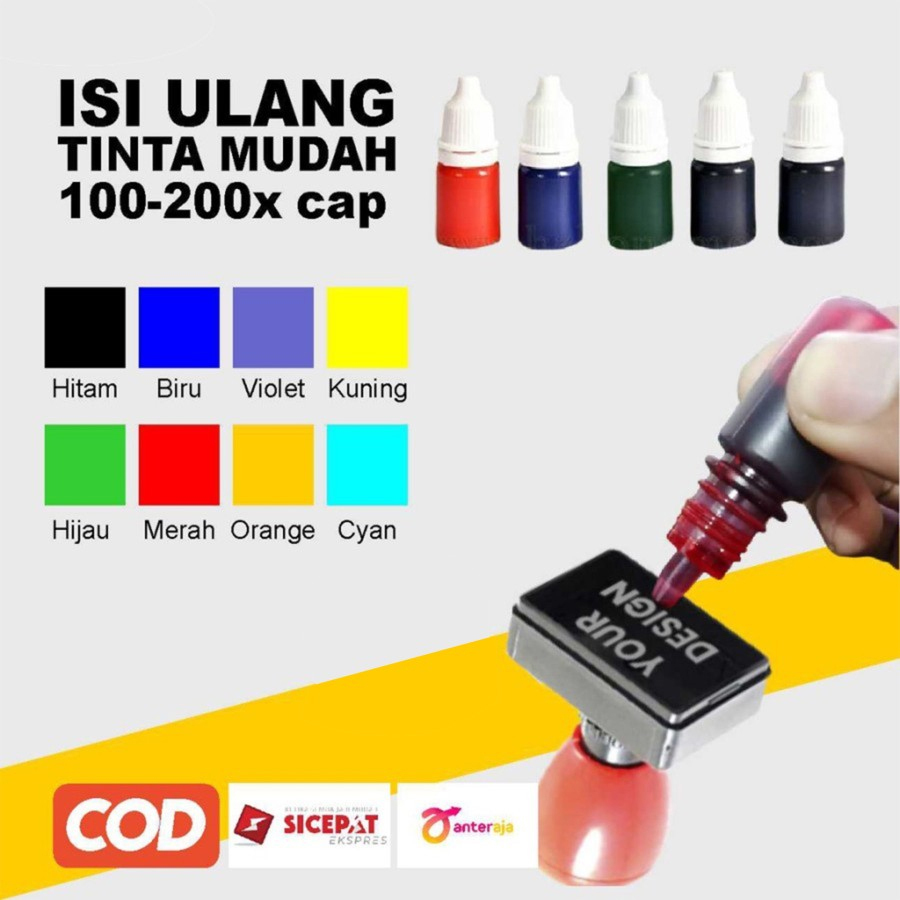 

Tinta Stempel Flash Otomatis Khusus Kertas