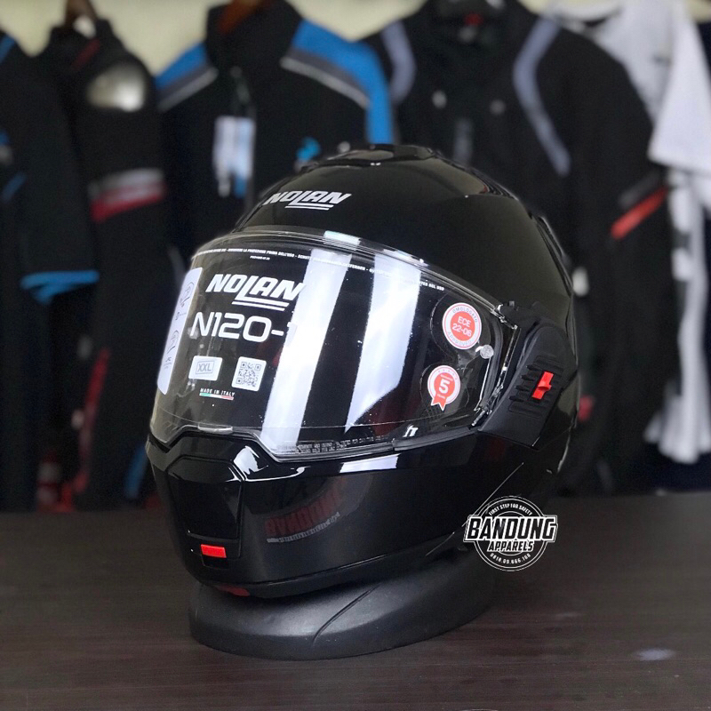 Nolan N1201 Classic Nolan N120-1 Modular Glossy Black