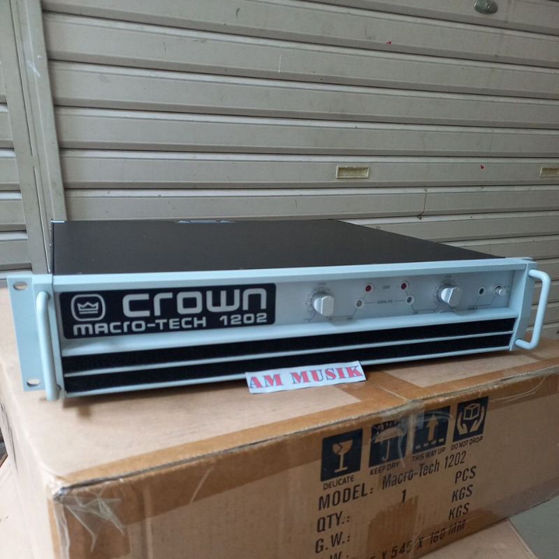 POWER AMPLI CROWN MACRO TECH 1202 POWER STEREO 2 CHANNEL