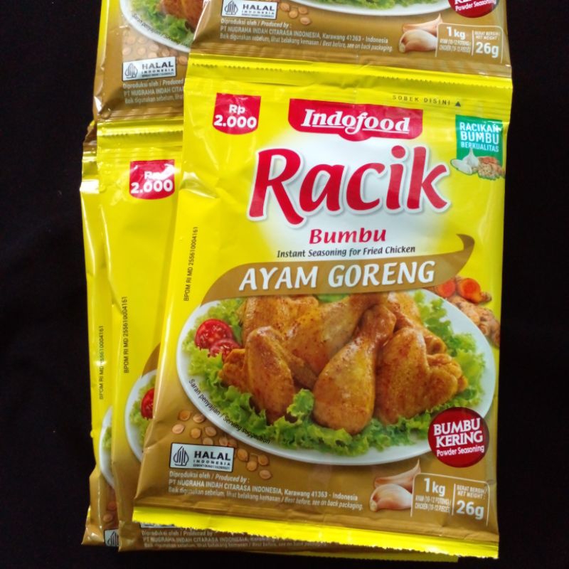 

RACIK bumbu ayam goreng 26g