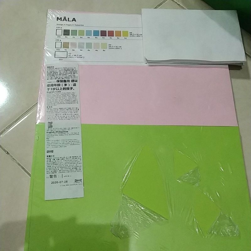 

MALA kertas gambar berwarna A3 dan A4 art paper