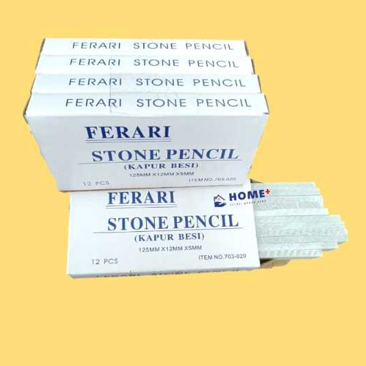 

FERARI Stone Pencil / Kapur Besi Tulis [1pack isi 12pcs]