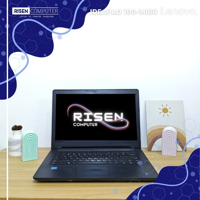 Second LAPTOP LENOVO IDEAPAD 100-14IBR Intel Celeron N3060 RAM 4GB HDD1TB Notebook 14inch Seken Beka