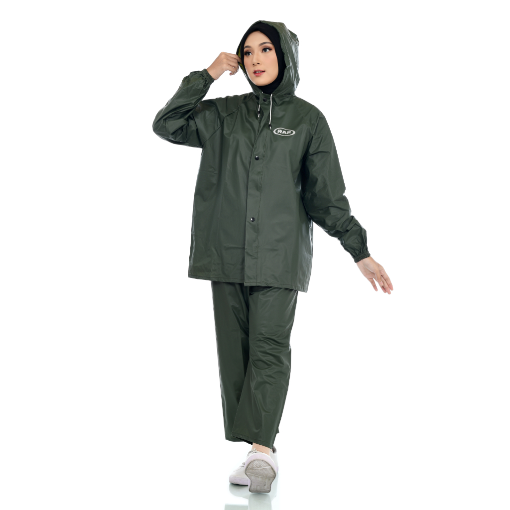 RAF Jas Hujan Warna Hijau