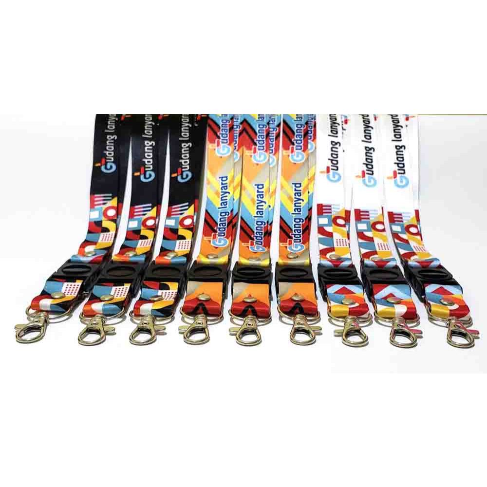 

Custom Gantungan Tali Idcard Name Tag Pengenal ukuran 2 cm 1 atau 2 sisi Desain Free