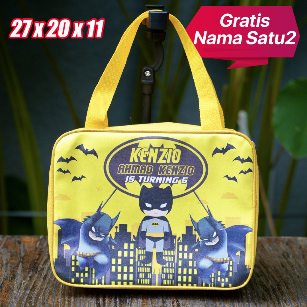 

Tas Ulang Tahun Bingkisan Batman Bahan Polyster