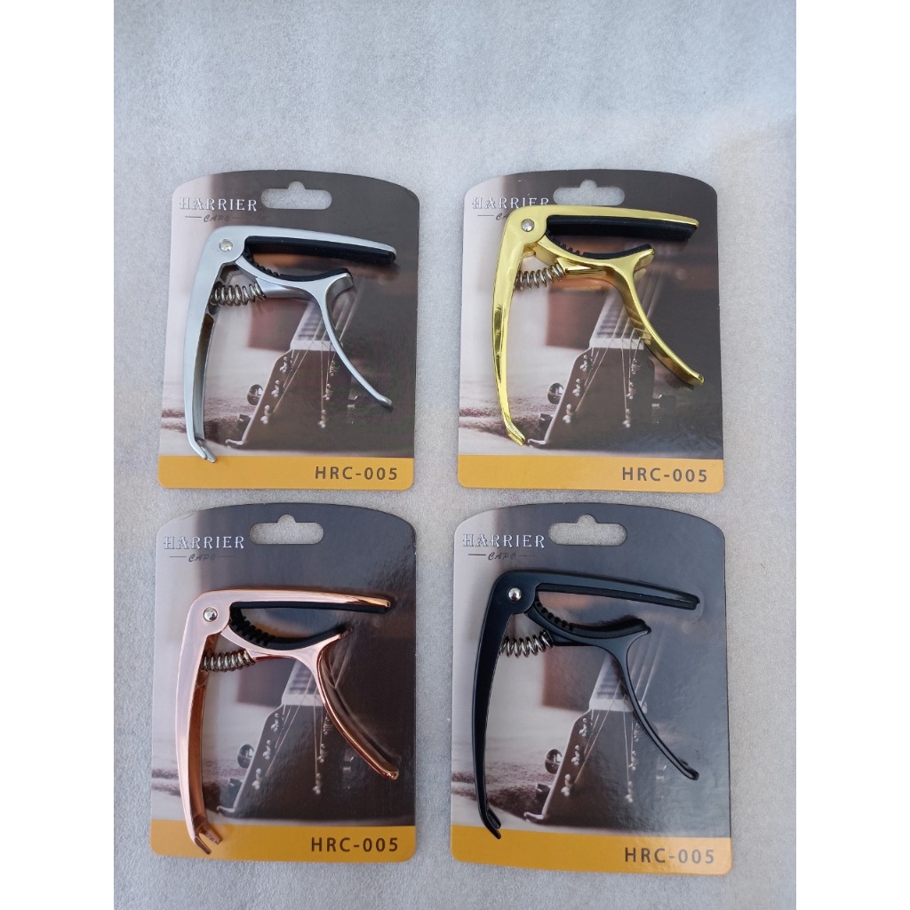 Capo Gitar Bass Elektrik Harrier HRC-05 Capo Gitar Akustik Ukulele Harrier Taiwan