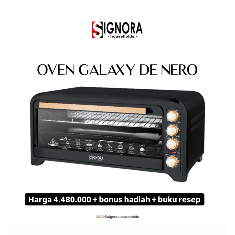OVEN GALAXY DE NERO SIGNORA 75 Liter