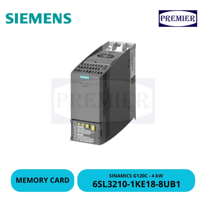 SIEMENS Inverter SINAMICS G120C, 4 kW, 6SL3210-1KE18-8UB1