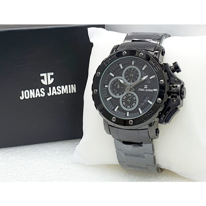 JAM TANGAN PRIA JONAS JASMIN CHRONOGRAPH STAINLESS STEEL JJ-5311