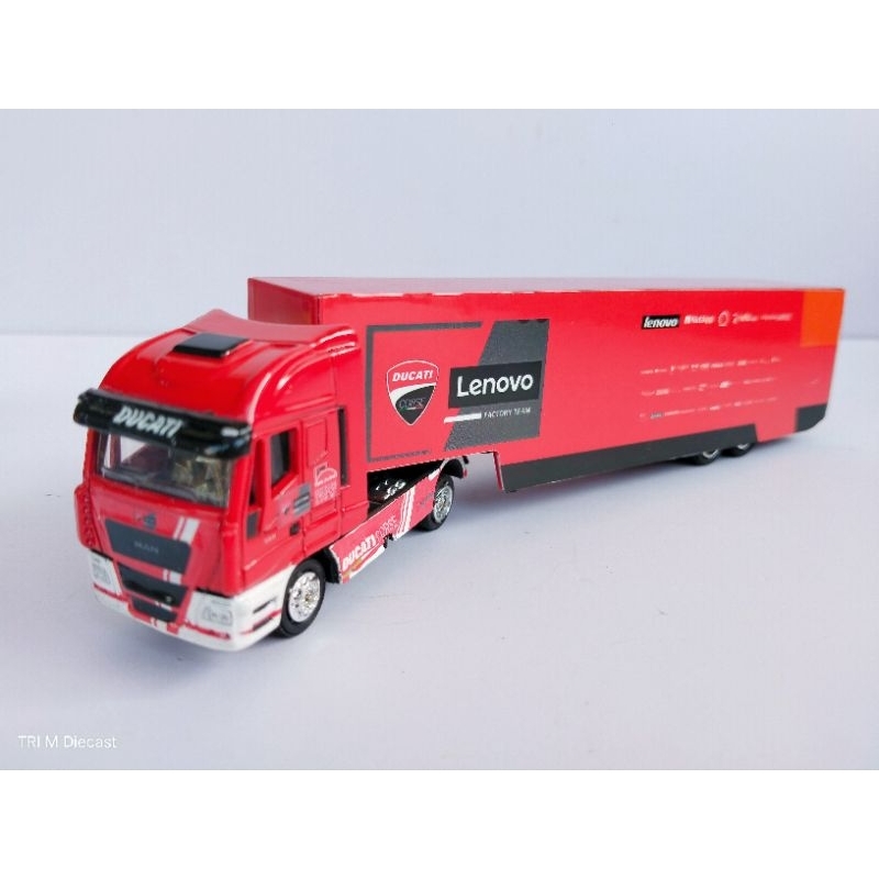 Diecast Custom Truck Ducati Team Motogp Skala 1:87