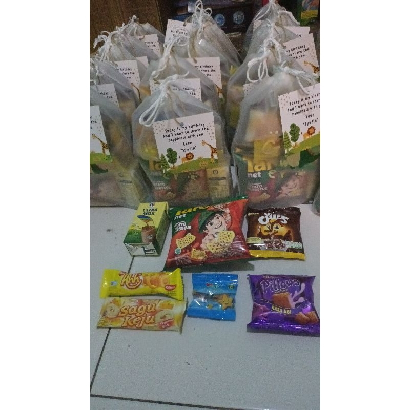 

Harga Grosir 7. 7Paket Snack Ulang Tahun Kemasan Pouch 2/ produk terlaris