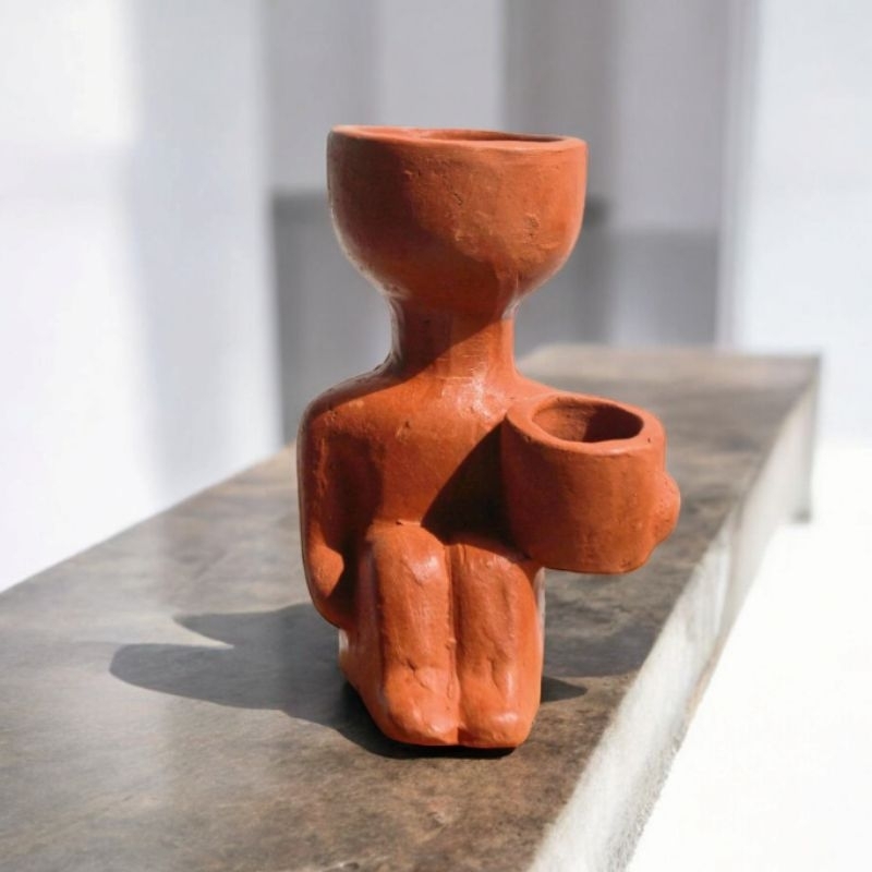 (PC07) Pot Gerabah | Pot Terakota | Pot Tanah Liat | Pot Tanaman | Pot Bunga | Aesthetic