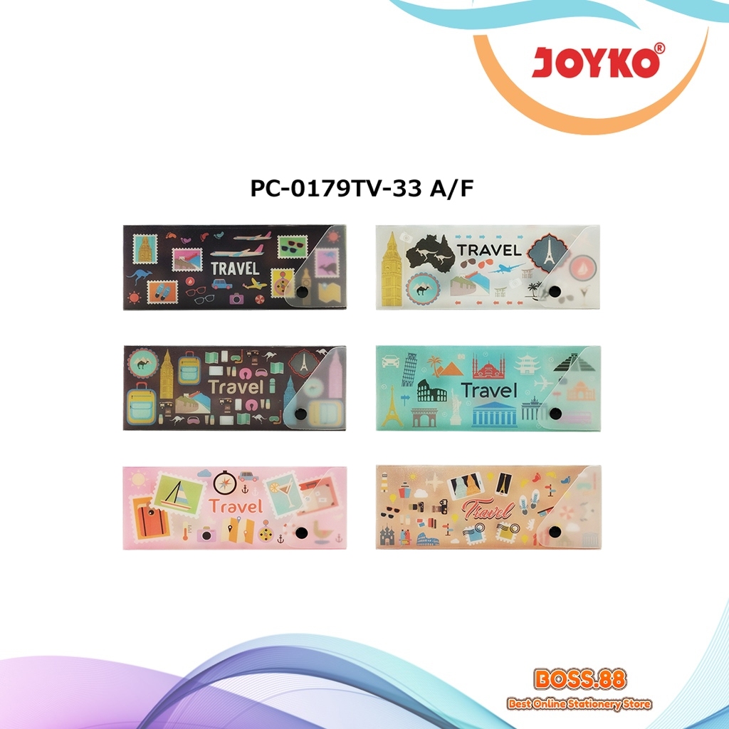 

PENCIL CASE / TEMPAT PENSIL PLASTIK JOYKO 0719 (1 PCS)