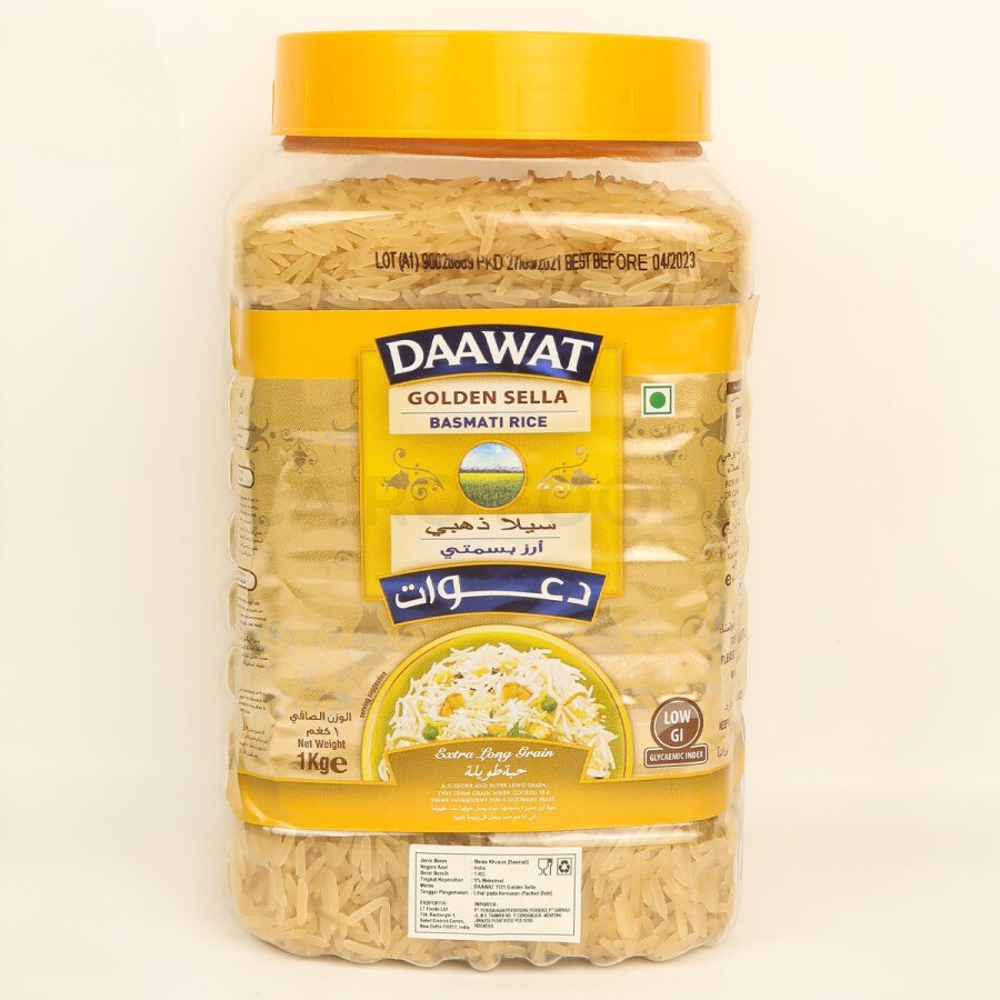 

Beras Basmati Daawat Golden Sella - 1 kg