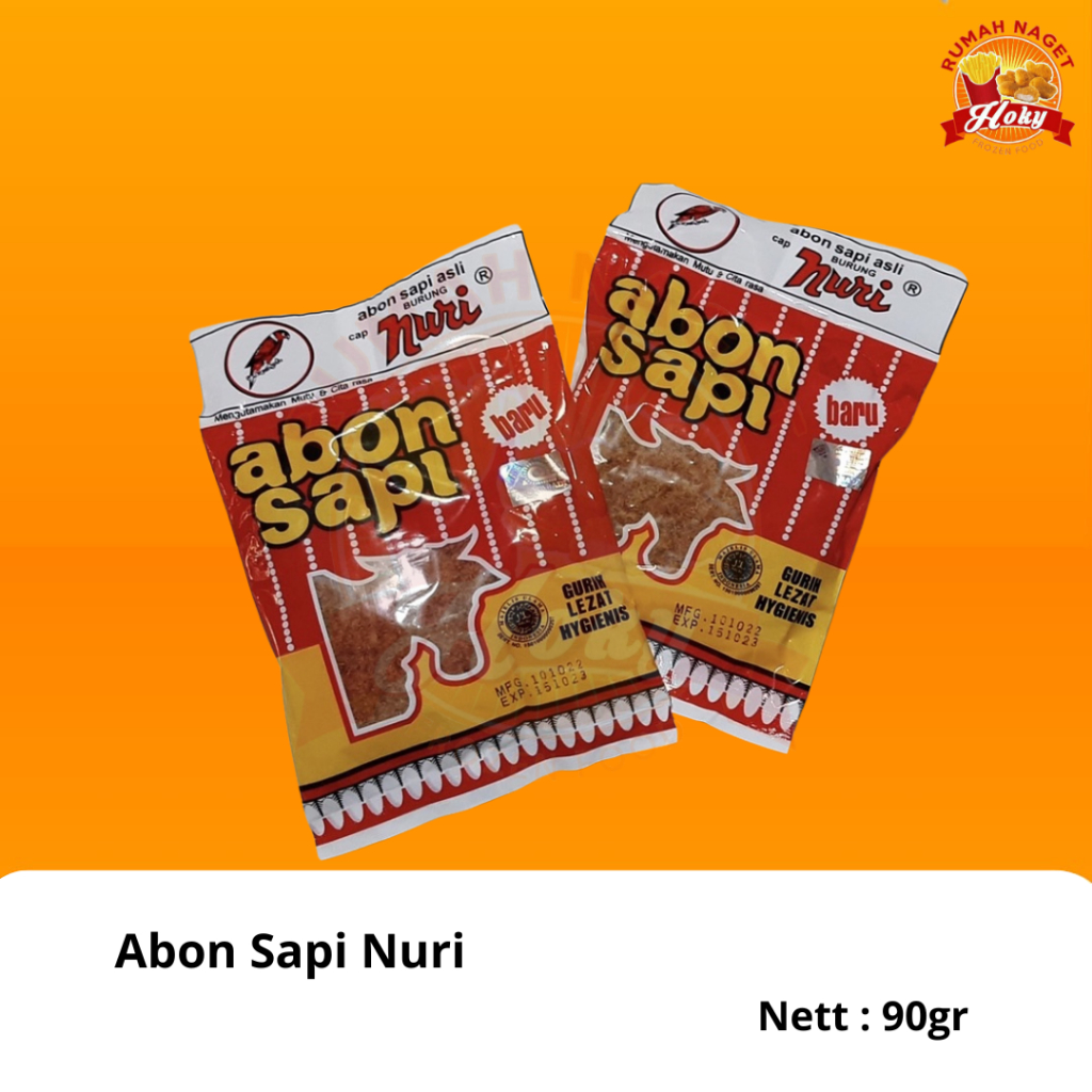 

Nuri Abon Sapi 90gr